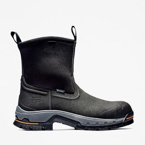 NEW Timberland Mens Youth Size 4.5 Wide Stockdale Alloy Toe Waterproof Work Boot